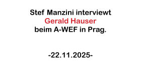 Interview mit Gerald Hauser am 22. November 2025 in Prag